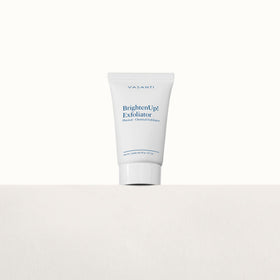 VASANTI with papaya and aloe ingredients highlighting natural actives for gentle exfoliation