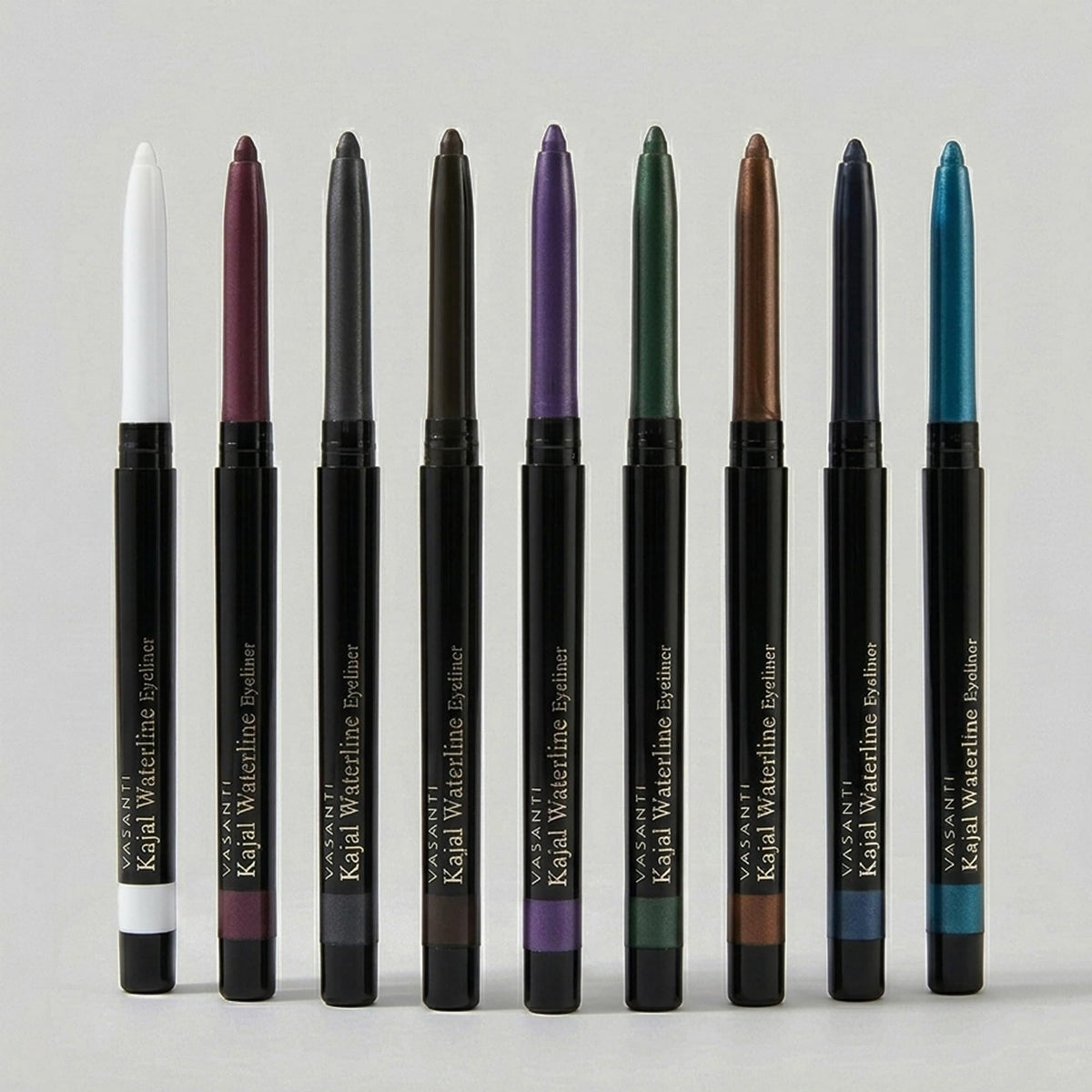 VASANTI evening makeup look illustrating dramatic eyes and long-lasting wear