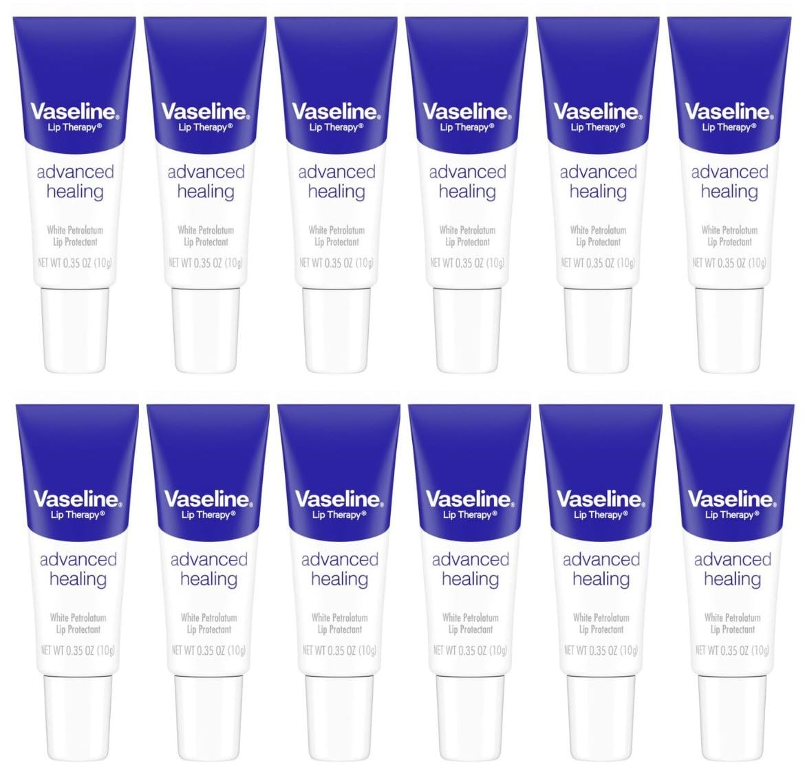 Vaseline front tin view showing compact size and protective balm