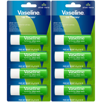 Vaseline front packaging of Aloe Fresh 8-pack showing value and brand