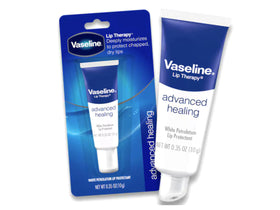 Vaseline being applied to lips showing immediate smoothing benefit