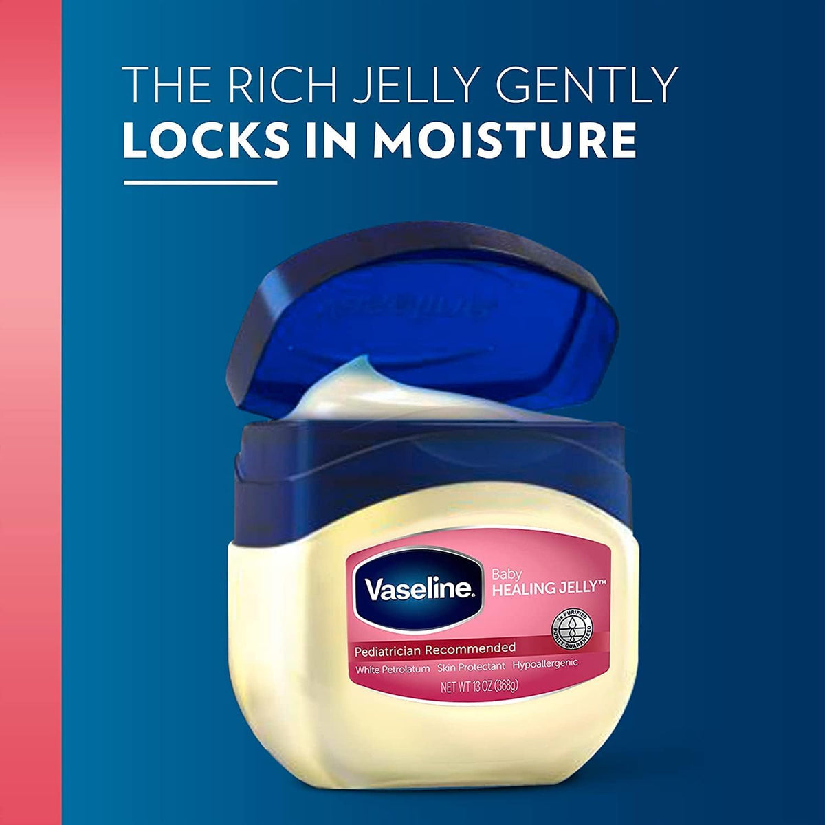 Vaseline used during diaper change protecting against chafing