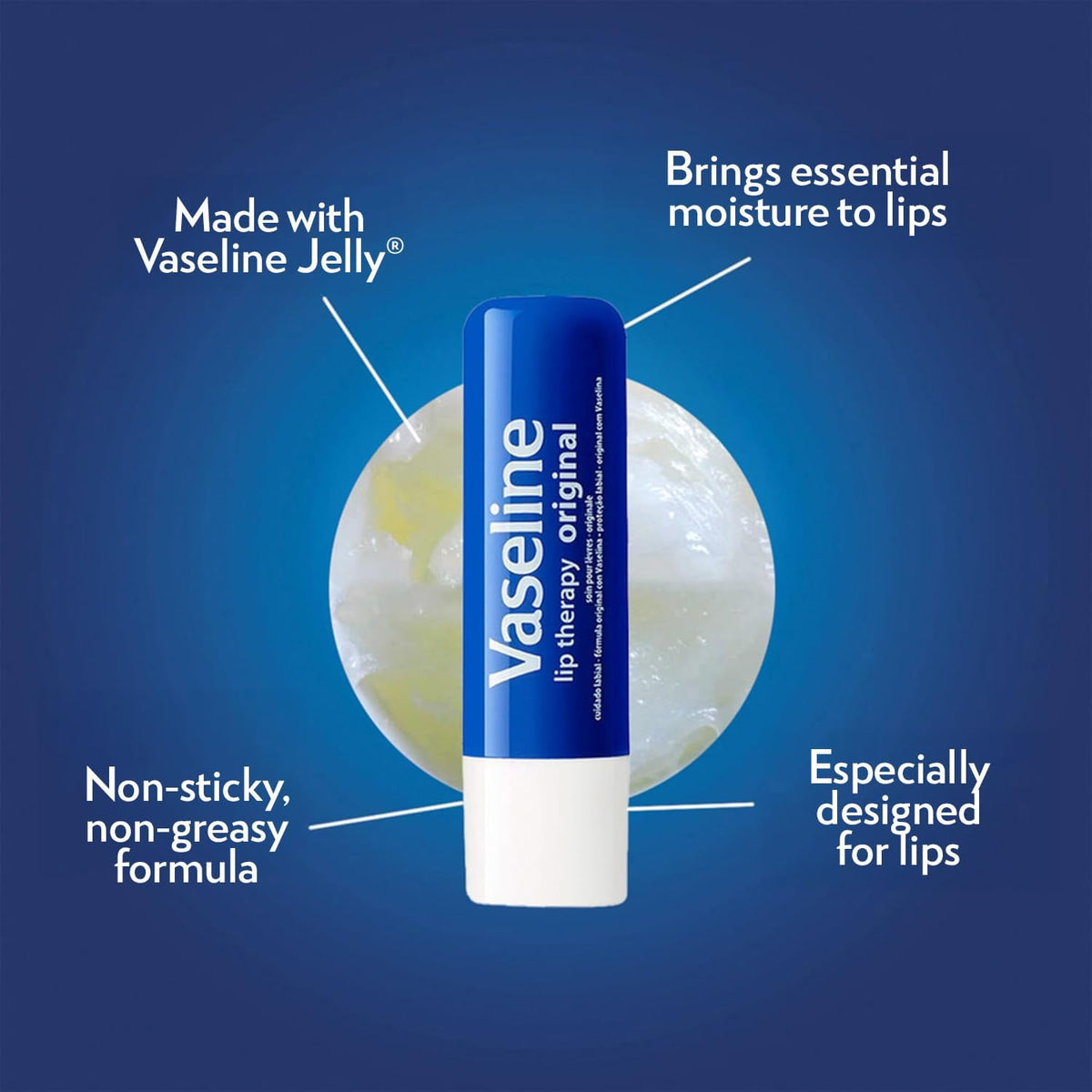 Vaseline tube on bedside table suggesting nighttime moisturizing routine