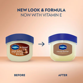 Vaseline tin held in hand showing compact size for convenient carrying