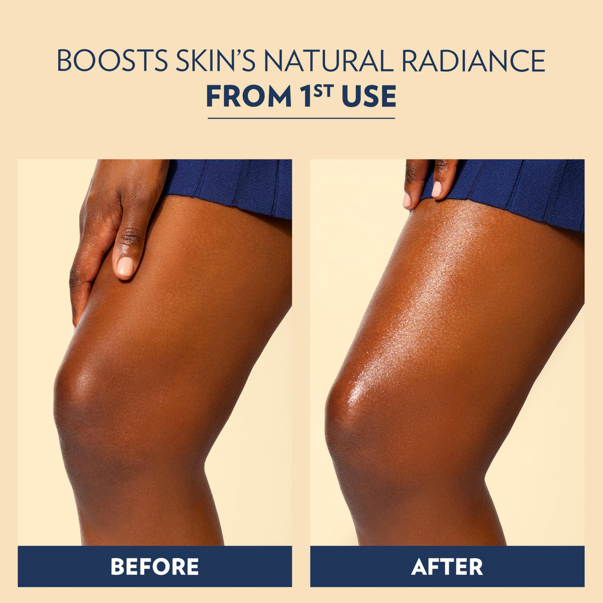 Vaseline in a bathroom setting suggesting daily routine and visible glow