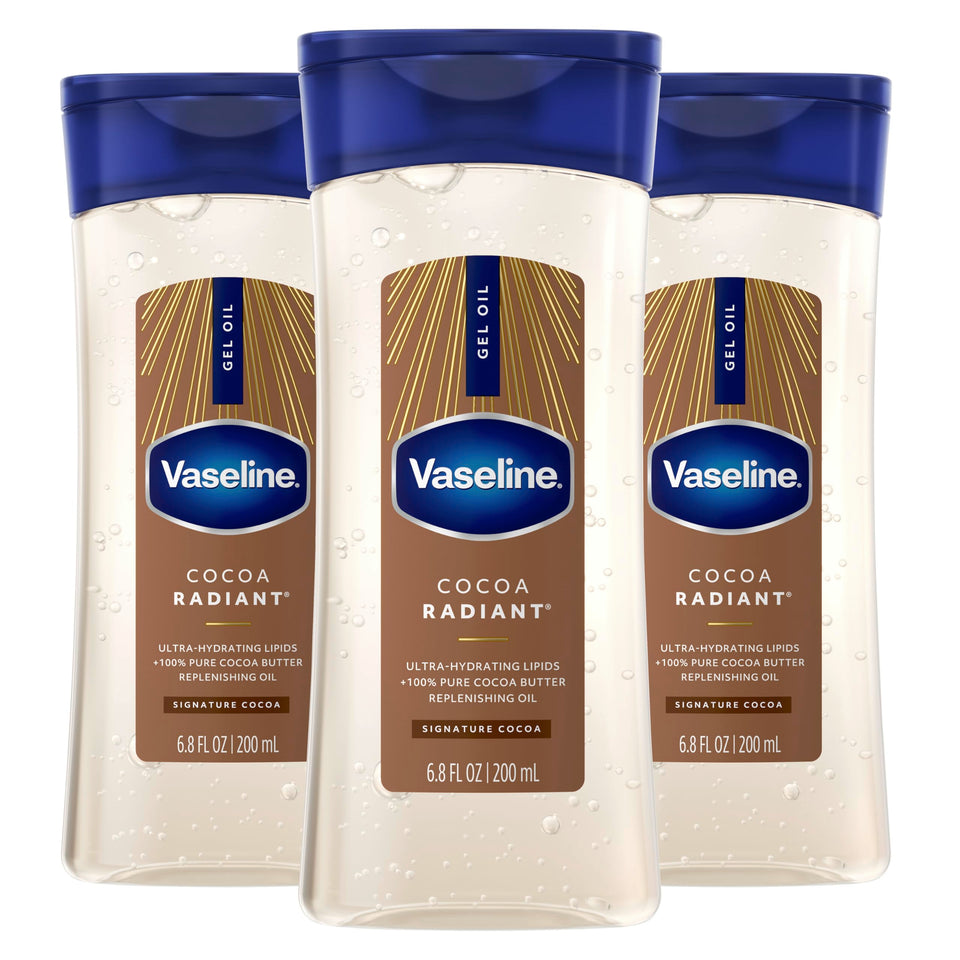 Vaseline front packaging shows bottle and label for easy identification and trust