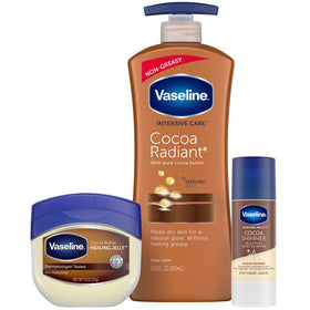 Vaseline lotion front packaging showing cocoa radiant benefit