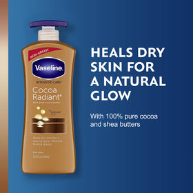 Vaseline shimmer stick in hand for easy portable glow