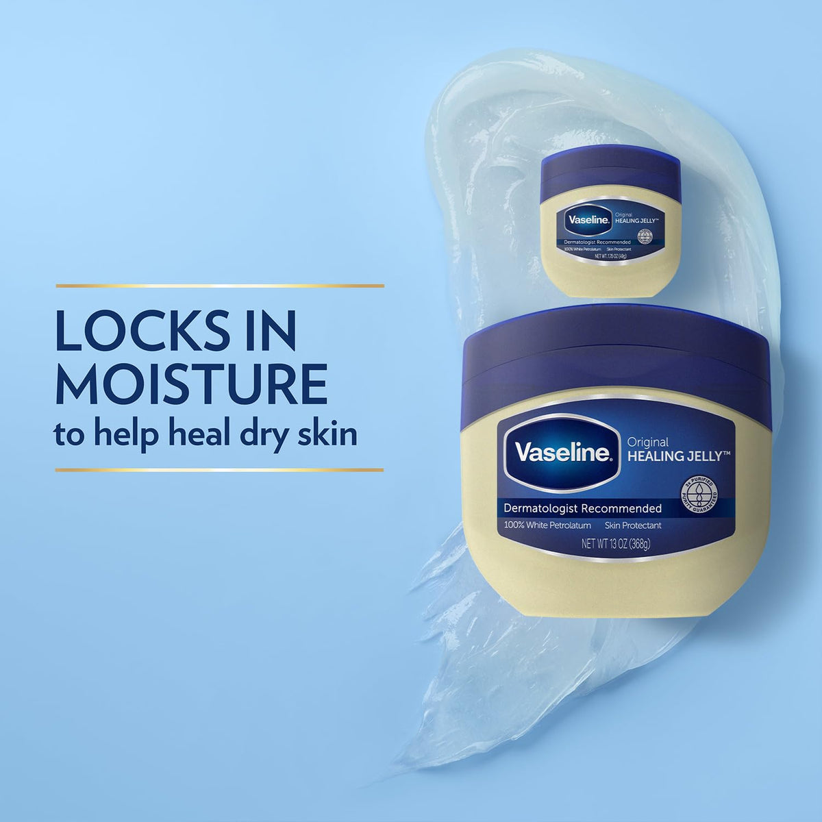 Vaseline used on minor cut showing wound protection and healing support