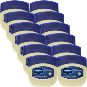 Vaseline front packaging showing 1.75 oz jar and travel convenience