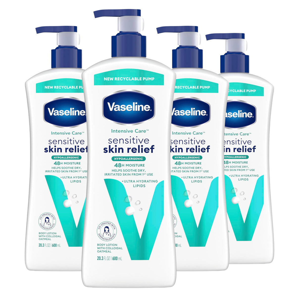 Vaseline front packaging view showing bottle and brand for reliable hydration