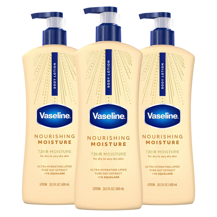 Vaseline front packaging showing lotion and benefits