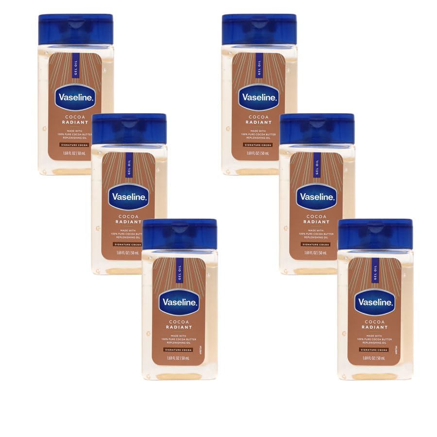 Vaseline front packaging travel bottle showing compact size and portability