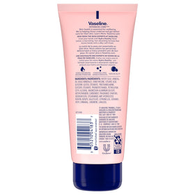 Vaseline hand cream open tube texture close-up highlighting fast-absorbing lotion