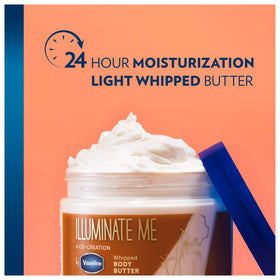 Vaseline jar next to hand showing scale and recyclable packaging benefit
