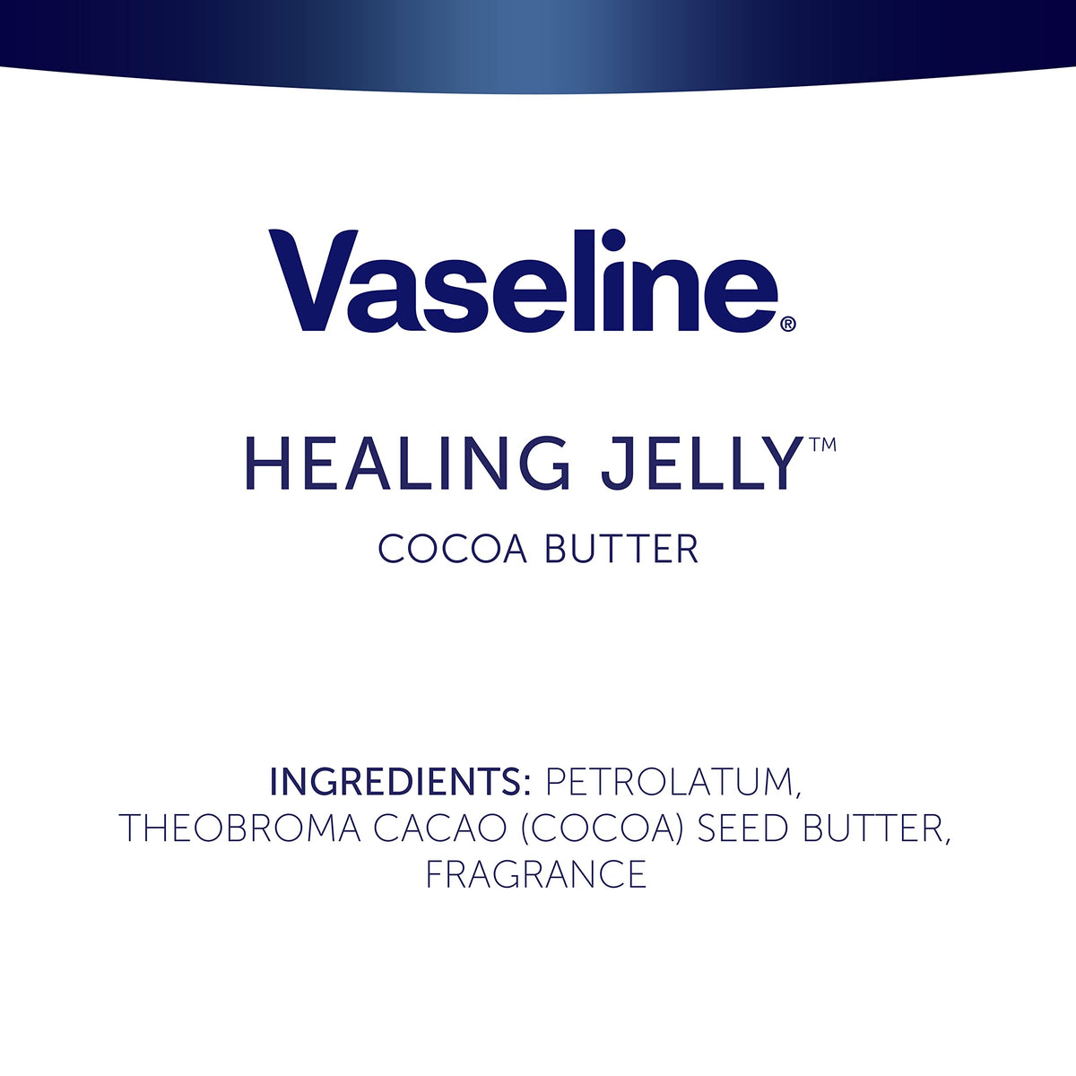 Close-up texture of Vaseline jelly demonstrating smooth moisturizing feel