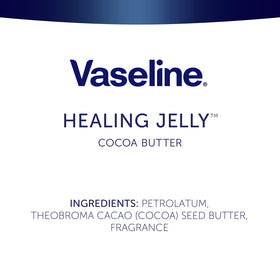 Close-up texture of Vaseline jelly demonstrating smooth moisturizing feel