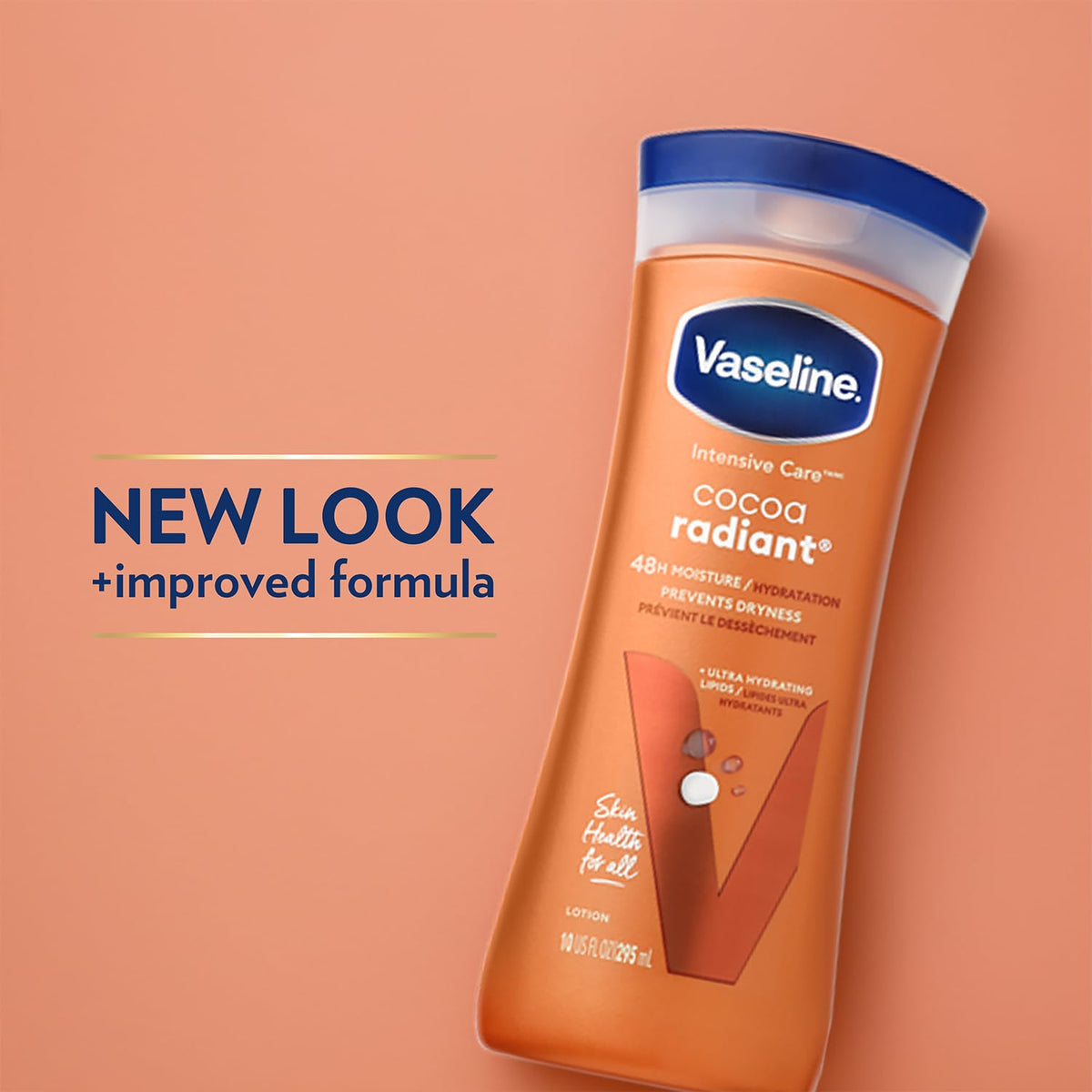 Vaseline lip balm application on lips illustrating instant smoothing and protective barrier