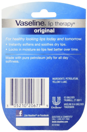 Vaseline open jar close-up with fingertip applying protective balm