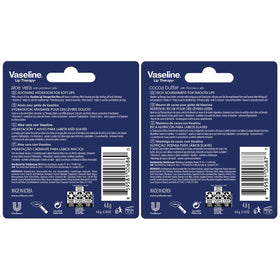 Vaseline lined-up sticks displaying variety pack convenience and choice