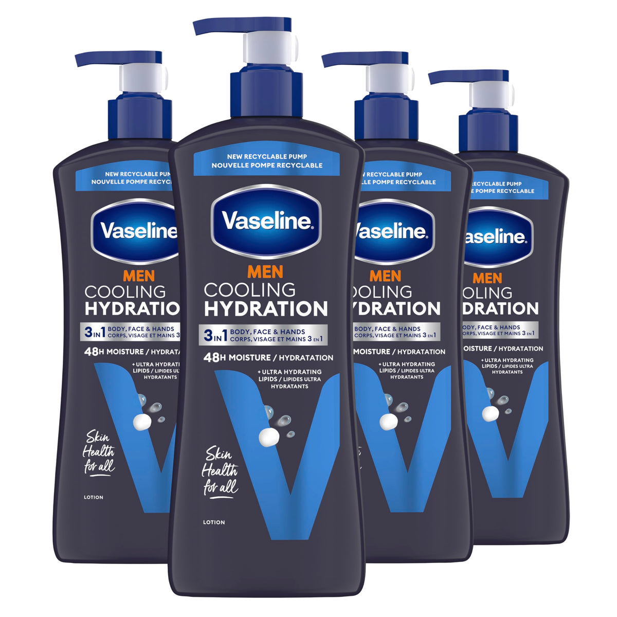 Vaseline front packaging showing product and cooling benefit