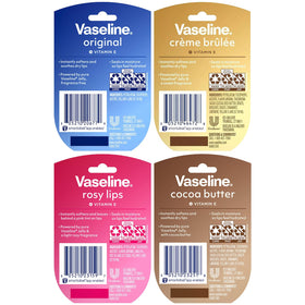 Vaseline mini jar open top showing smooth balm surface for quick application