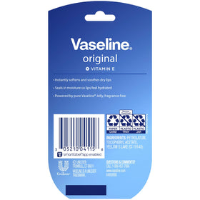 Vaseline mini jar open top showing smooth petroleum jelly for quick application