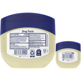 Vaseline open jar close-up showing smooth jelly texture for easy application