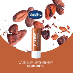 Vaseline open stick being applied to lips demonstrating quick soothing benefit