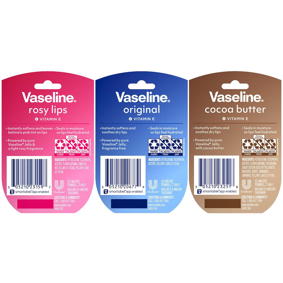 Vaseline Original jar close-up texture showing smooth protective barrier
