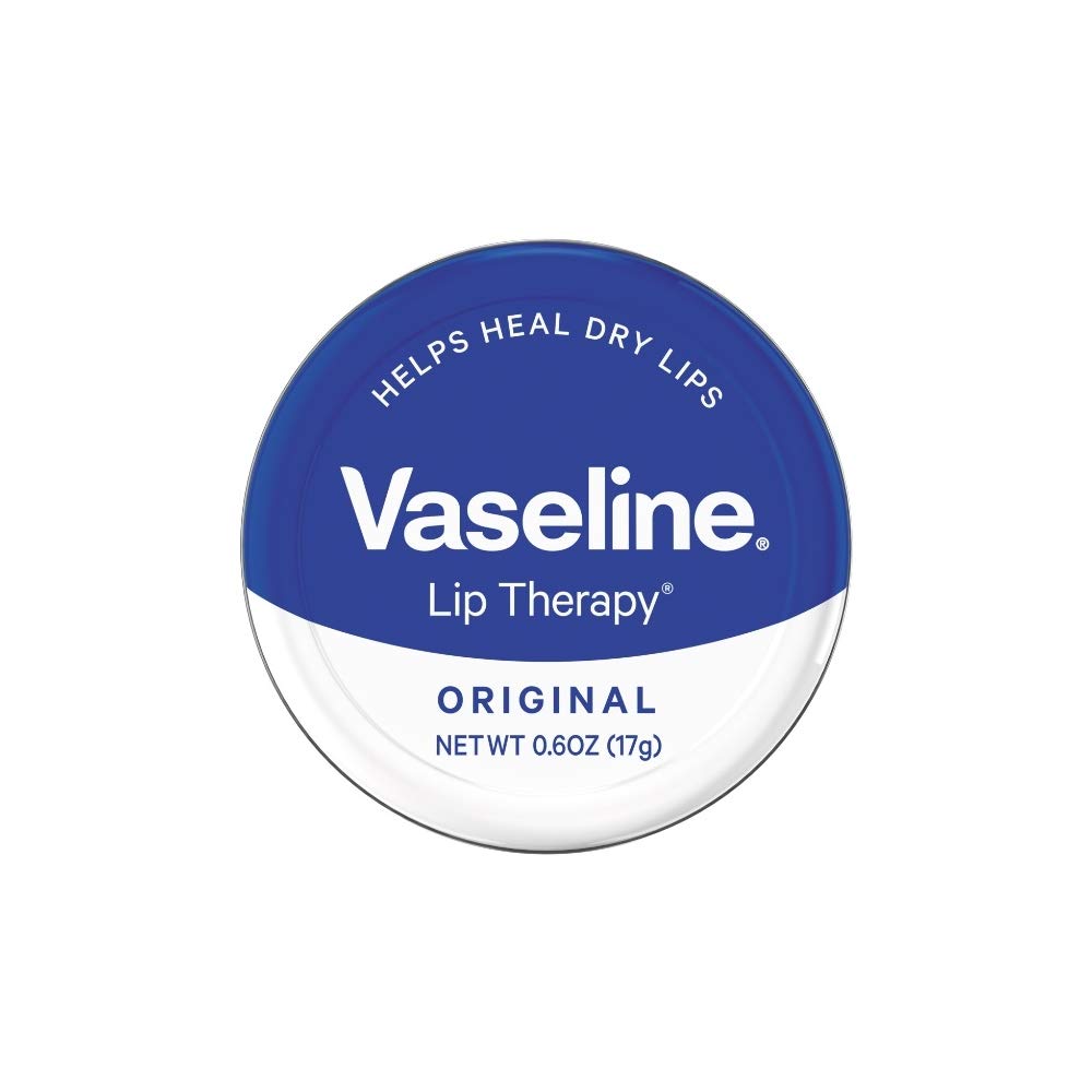 Vaseline original tin front showing compact steel case and vintage branding for easy carry