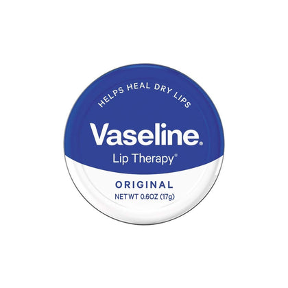 Vaseline original tin front showing compact steel case and vintage branding for easy carry