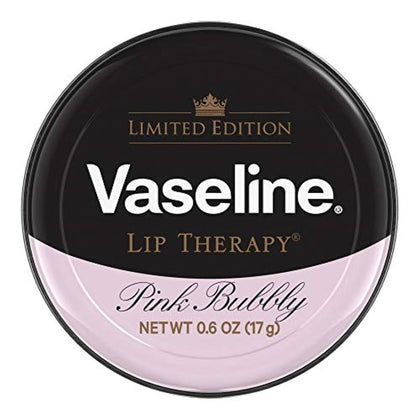 Vaseline pink bubbly front tin showing rosé packaging and collectible appeal