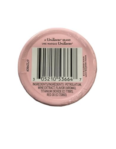 Vaseline pink bubbly jelly close-up texture showing smooth moisturizing finish