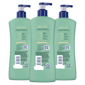 Vaseline pump top dispensing lotion for easy use