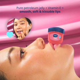 Vaseline size comparison beside keys showing compact pocket-sized convenience benefit