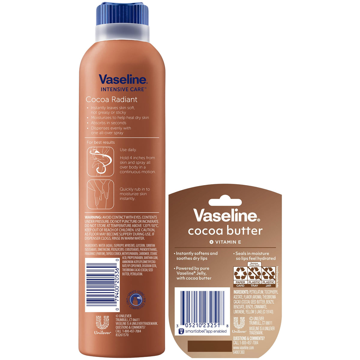Vaseline spray nozzle closeup demonstrating easy mist application and fast absorption benefit