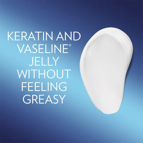 Vaseline cream texture swirl illustrating lightweight moisturizing action