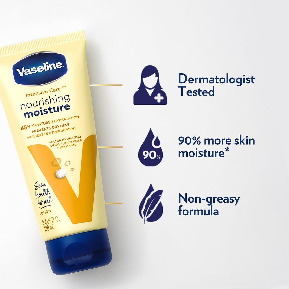 Vaseline tube inside travel bag illustrating TSA-friendly convenience