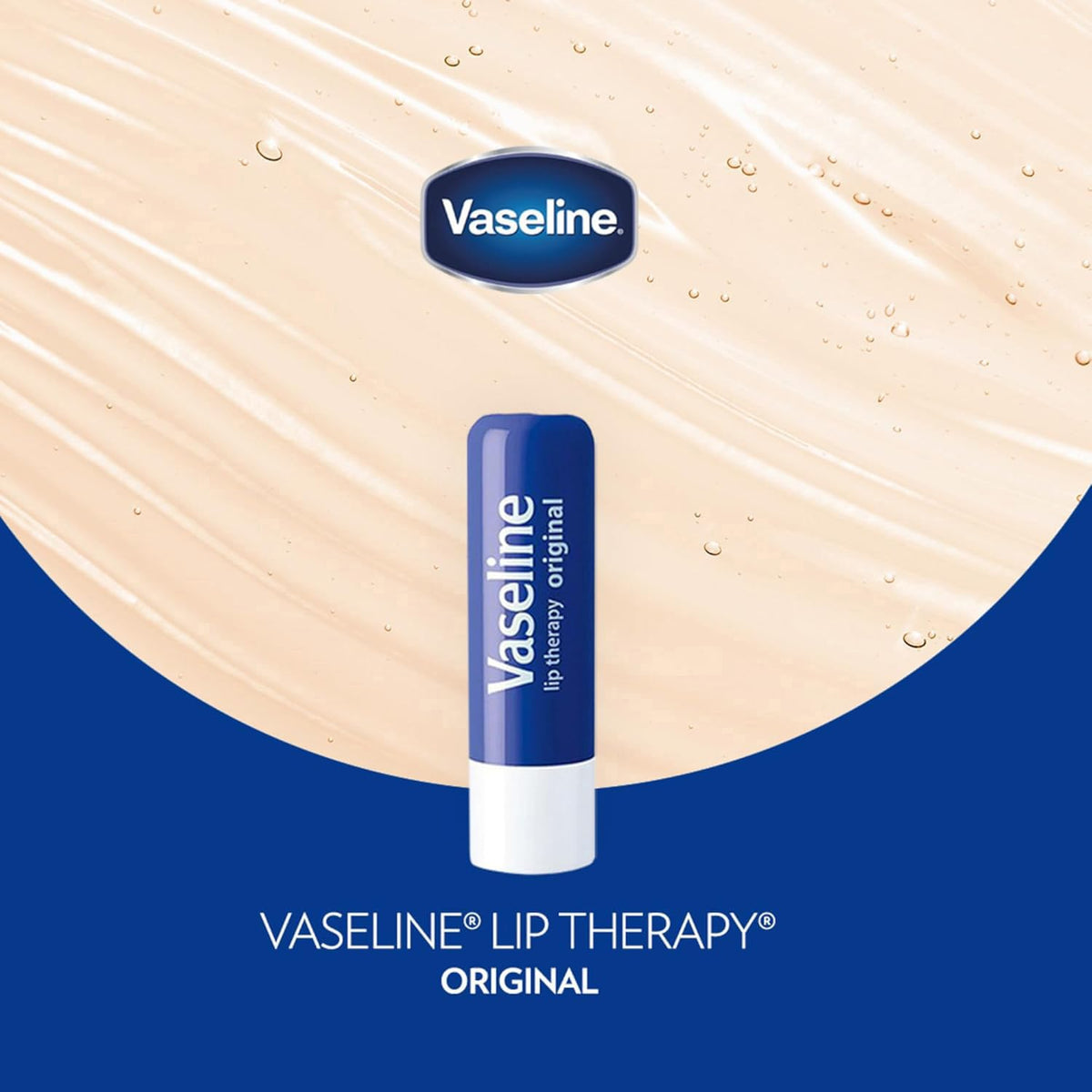 Vaseline tube inside travel kit illustrating on-the-go lip protection