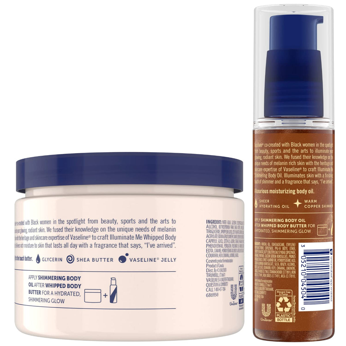 Vaseline whipped butter texture scoop illustrating creamy hydration and quick absorption