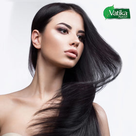 Vatika Naturals on bathroom shelf in routine setting demonstrating easy daily use