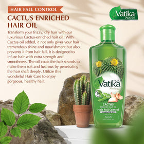 Vatika Naturals oil texture close-up highlighting lightweight absorption benefit