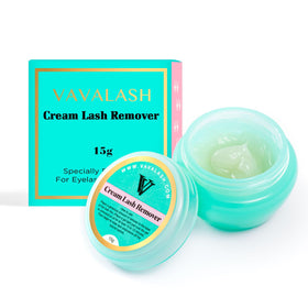 VAVALASH front packaging 15g showing professional cream remover for fast safe removal