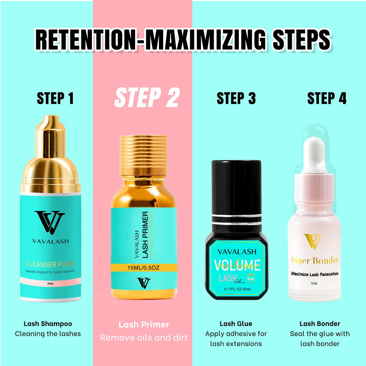 VAVALASH lifestyle kit with tools depicting professional-ready primer in a technician set