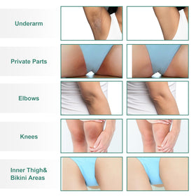 Vcetree being applied underarm showing targeted tone improvement