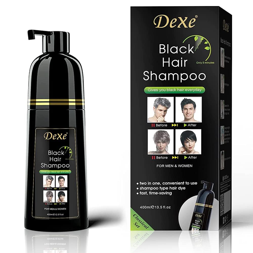 Vedora front bottle 400ml showing design and size, promising quick black coverage