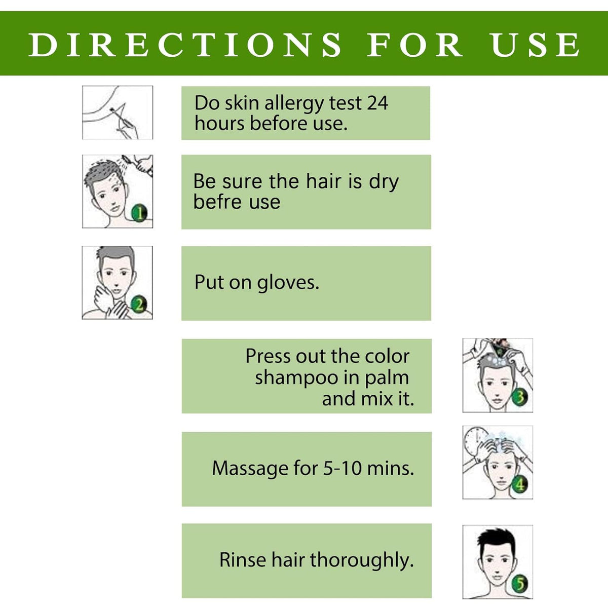 Vedora application with gloves illustrating safe, mess-free home coloring