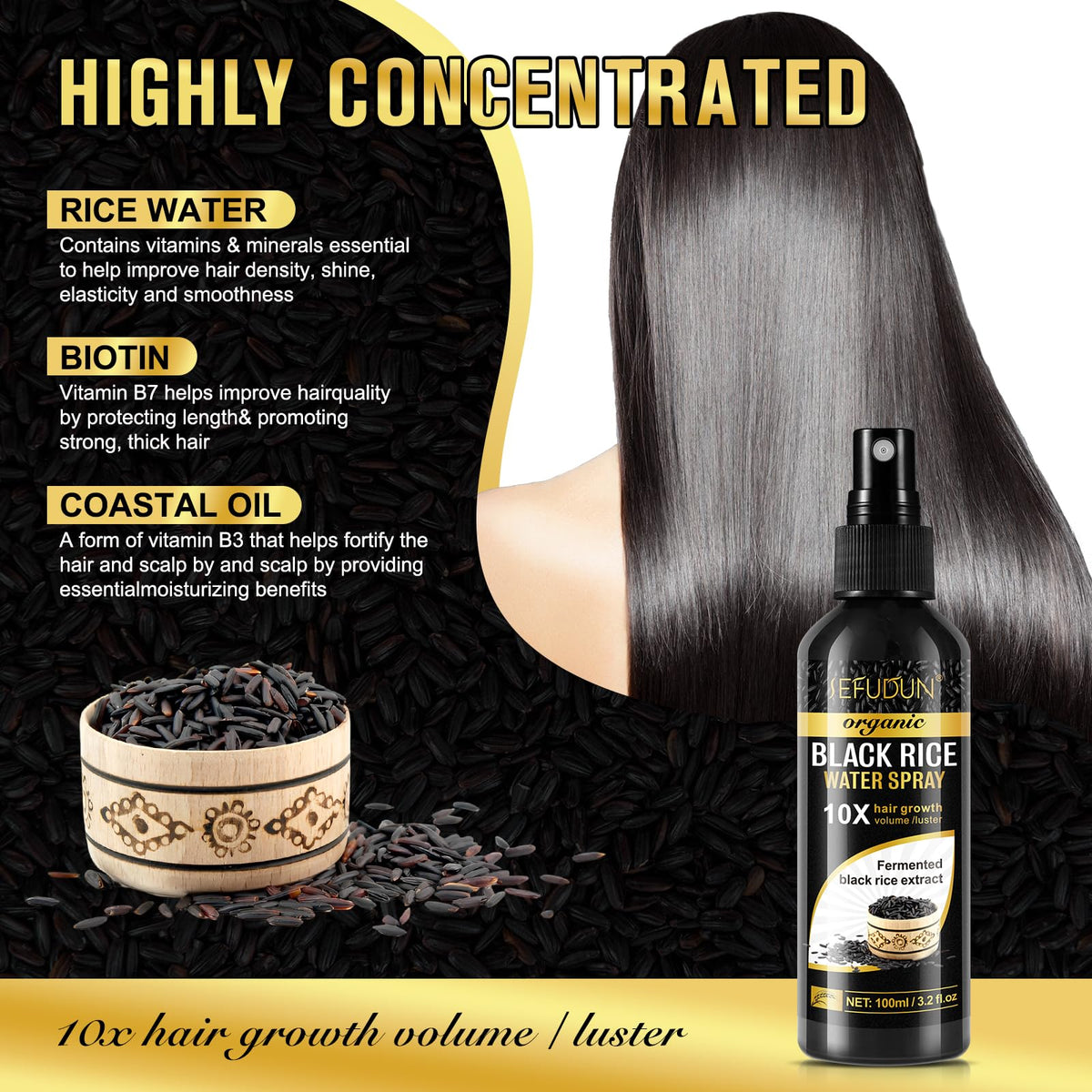 Vedora close-up nozzle and spray texture for easy application benefit