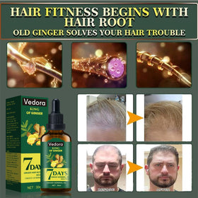 Vedora dropper releasing oil, aiding targeted scalp application